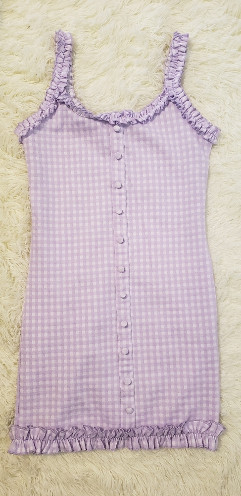 Gingham Ruffle Dress